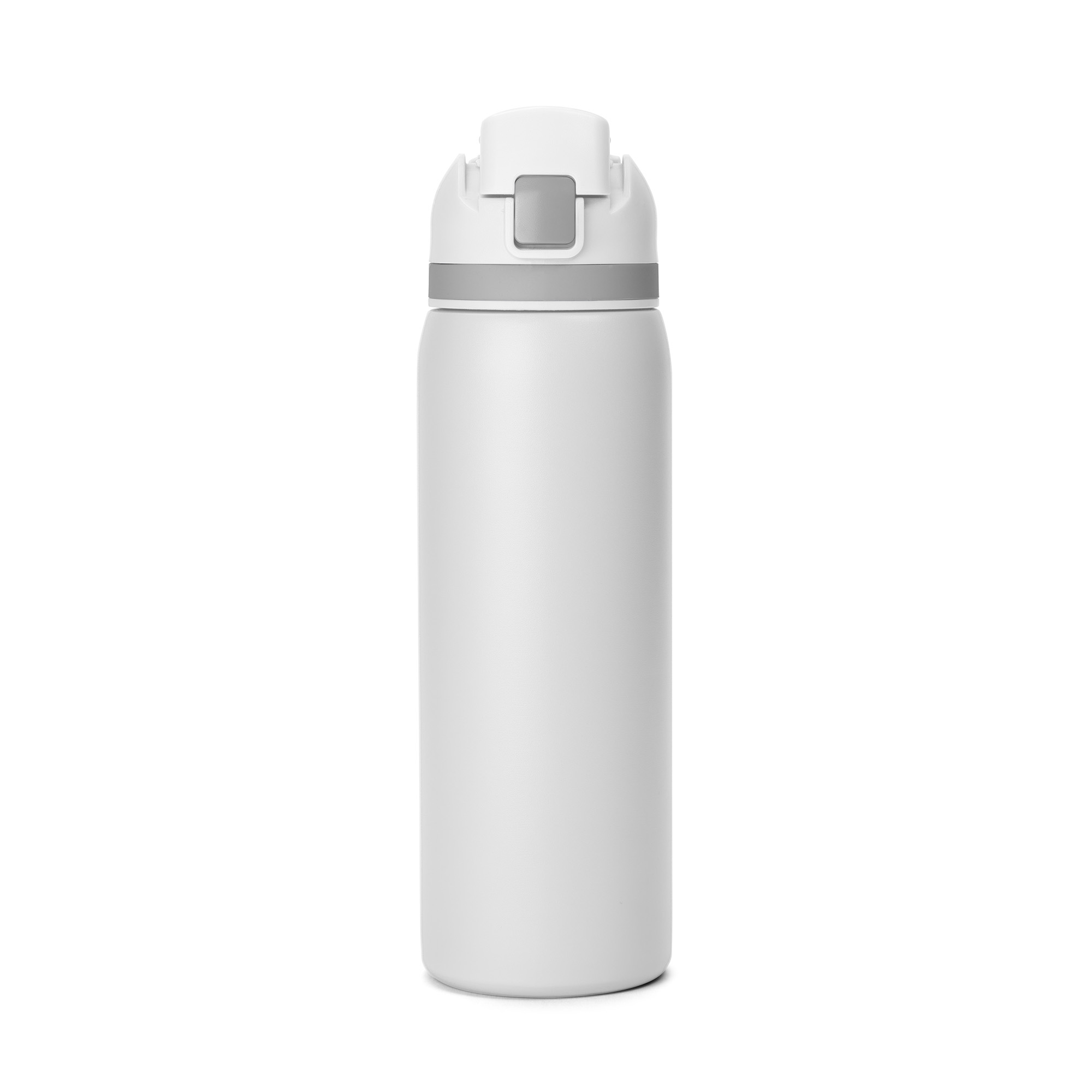 Picture of 27 Oz. Two-Toned Stainless Steel Pop Straw Bottle