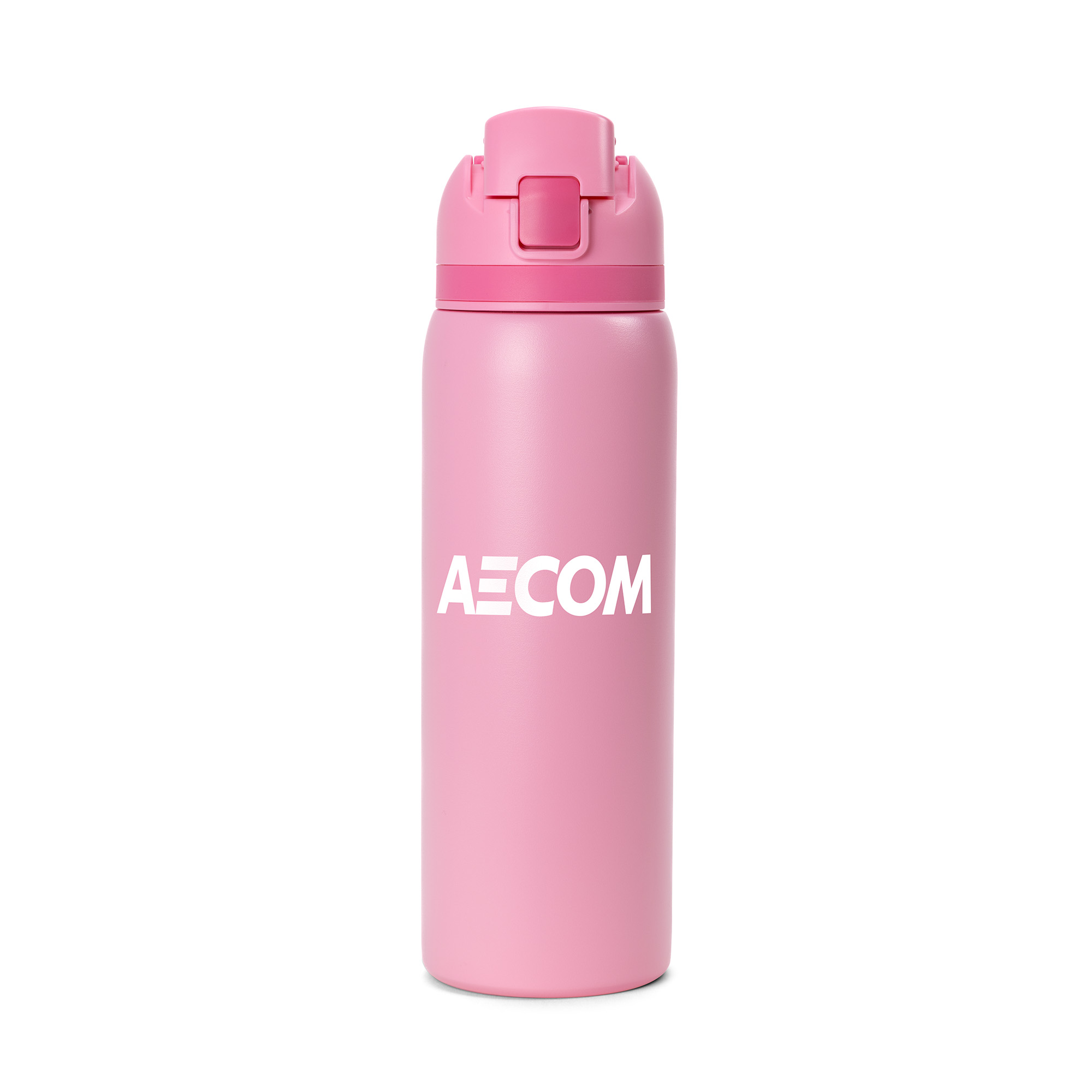 Picture of 27 Oz. Two-Toned Stainless Steel Pop Straw Bottle