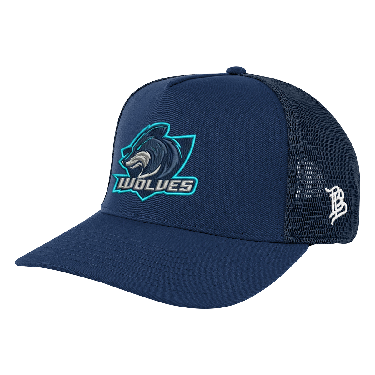 Picture of Branded Bills 545-02t Bare Curved Trucker Cap