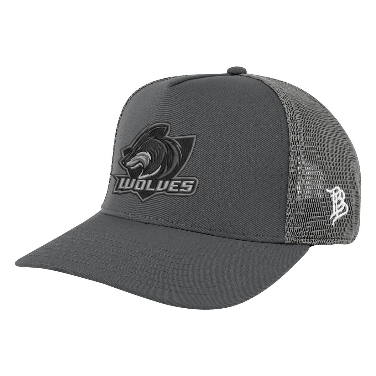 Picture of Branded Bills 545-02t Bare Curved Trucker Cap