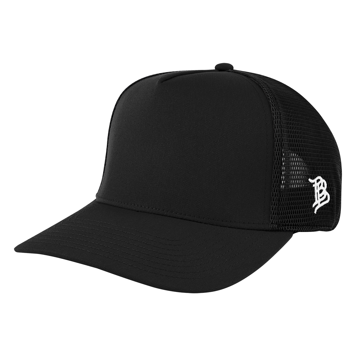 Picture of Branded Bills 545-02t Bare Curved Trucker Cap