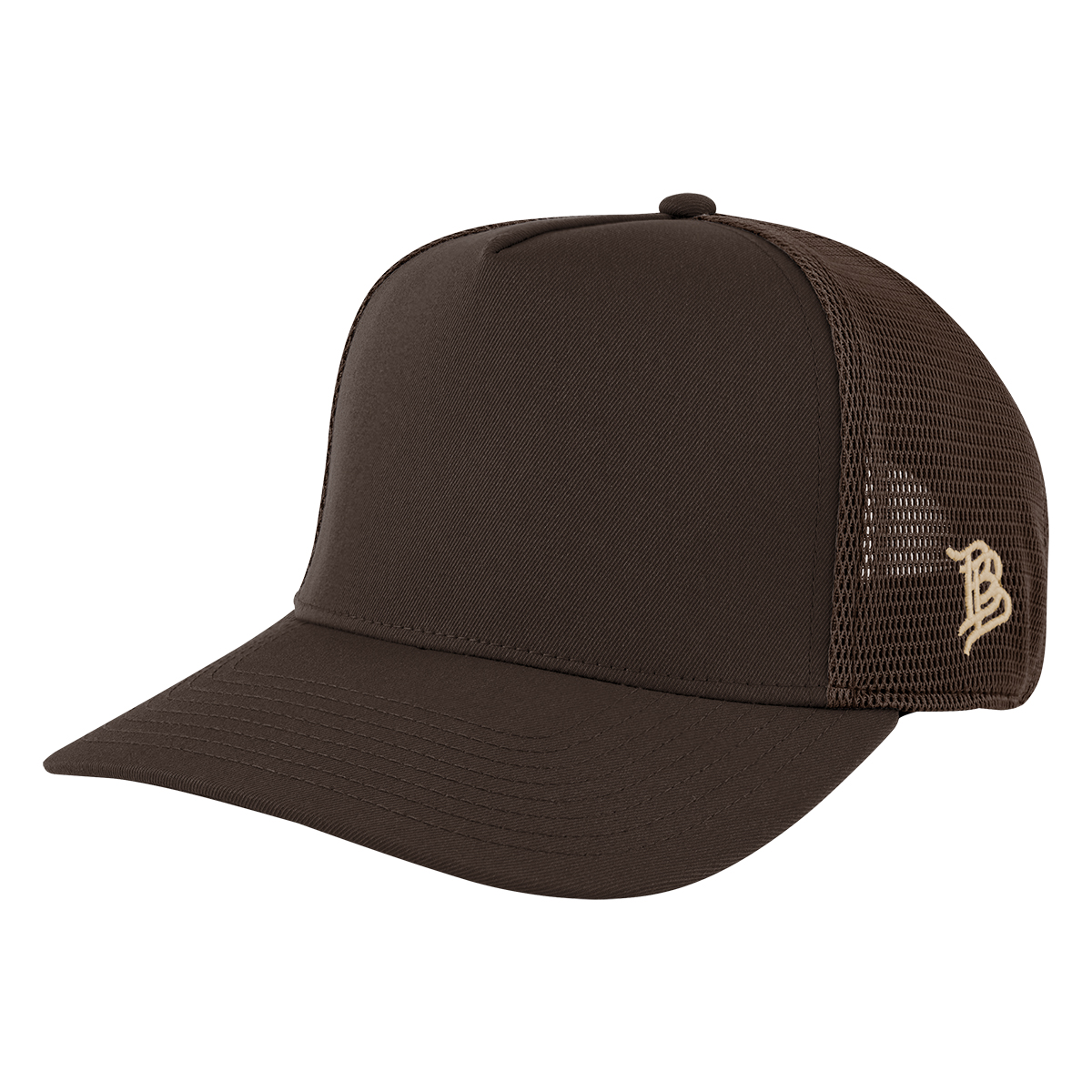 Picture of Branded Bills 545-02t Bare Curved Trucker Cap