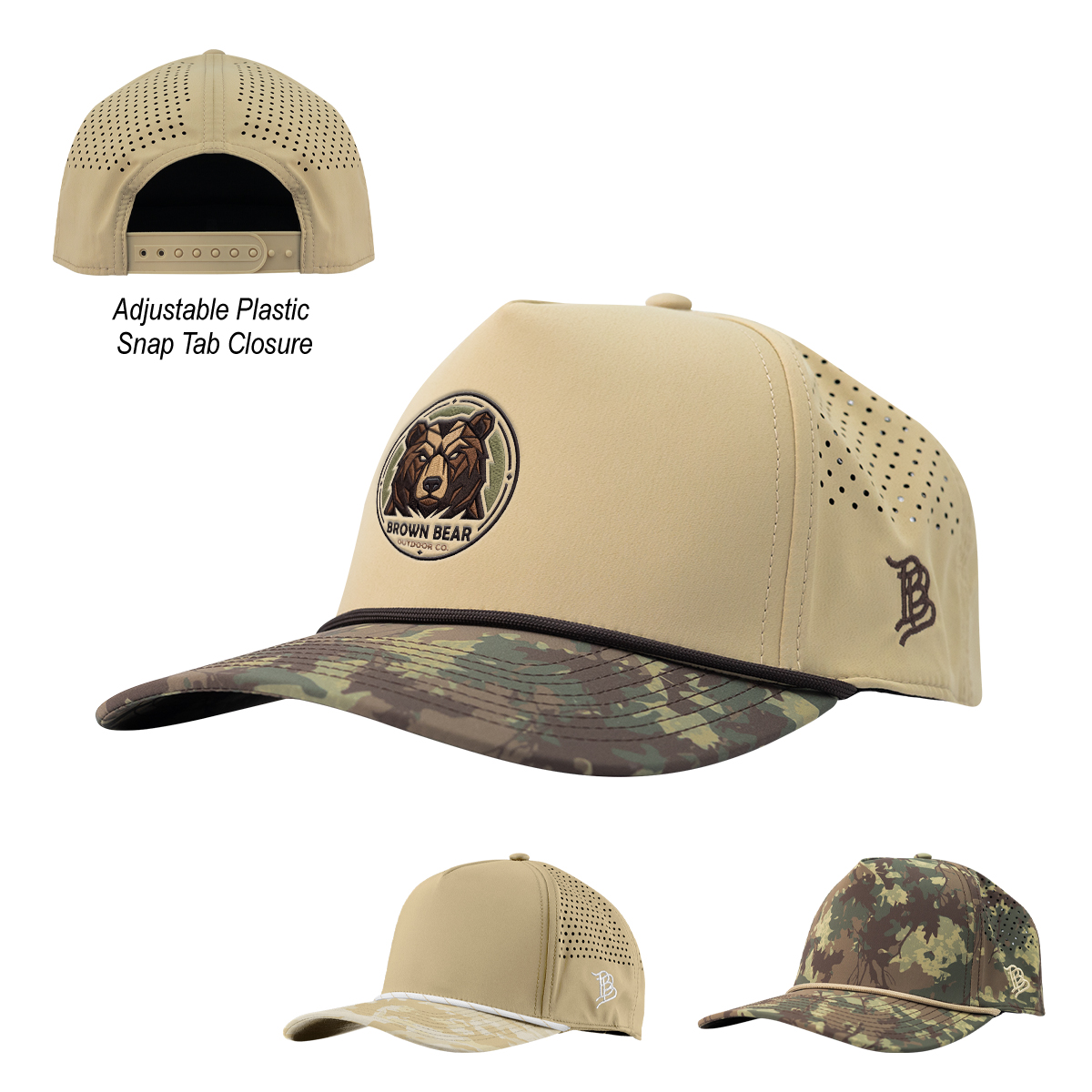 Picture of Branded Bills 545 Bare Curved Rope Cap
