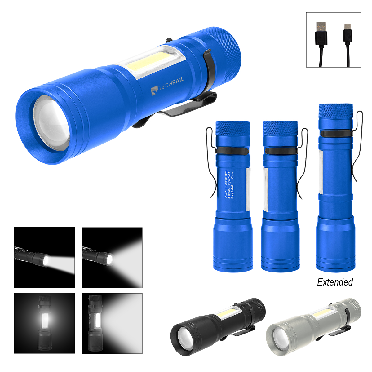 Picture of Rechargeable Freeport Focus Flashlight 2.0