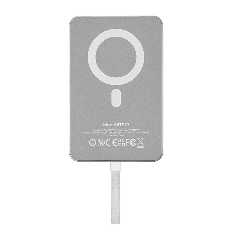 Picture of Ultra Thin Metal Magnetic Power Bank 3000mAh