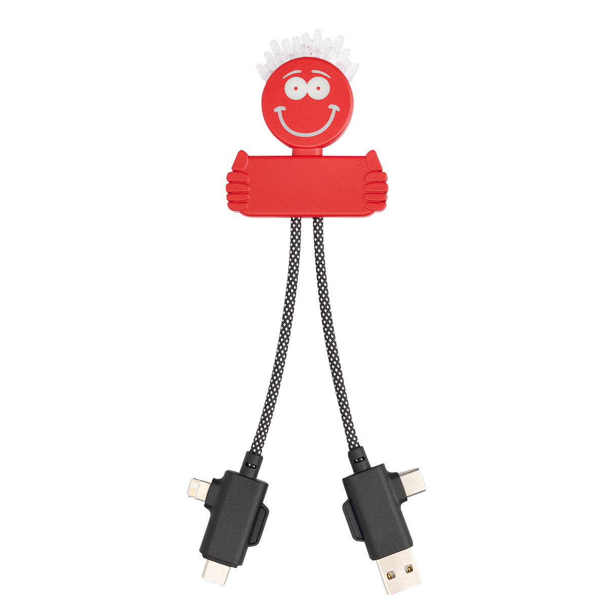Picture of Light Up Rabs Multi-cable Charging Guy