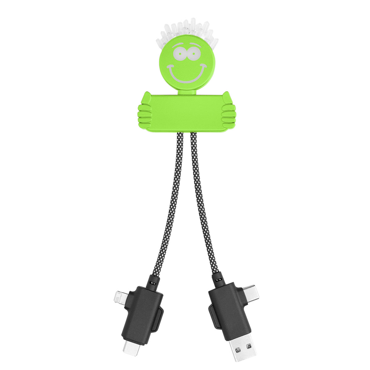 Picture of Light Up Rabs Multi-cable Charging Guy