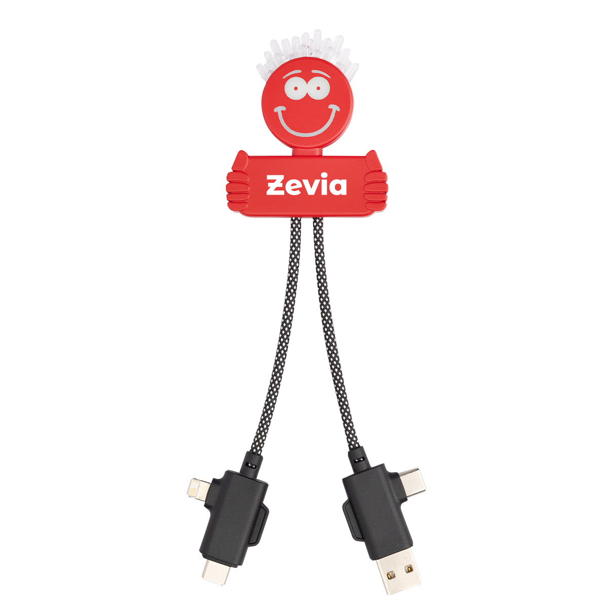Picture of Light Up Rabs Multi-cable Charging Guy