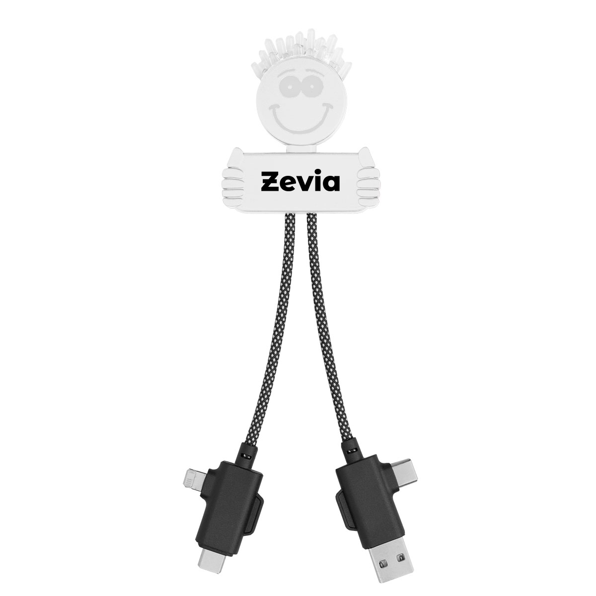 Picture of Light Up Rabs Multi-cable Charging Guy