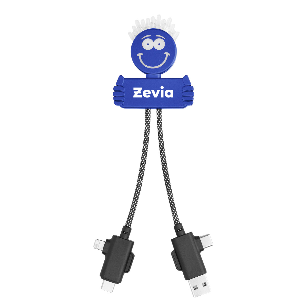Picture of Light Up Rabs Multi-cable Charging Guy