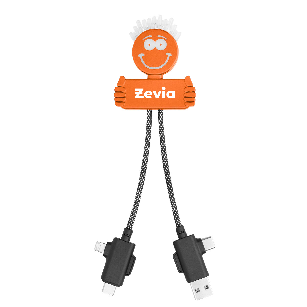 Picture of Light Up Rabs Multi-cable Charging Guy