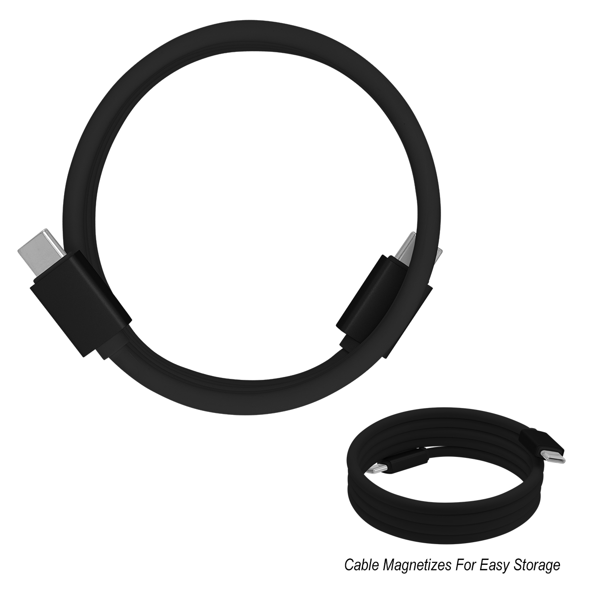 Picture of 100w Magnetic Silicone Type-c Charging Cable