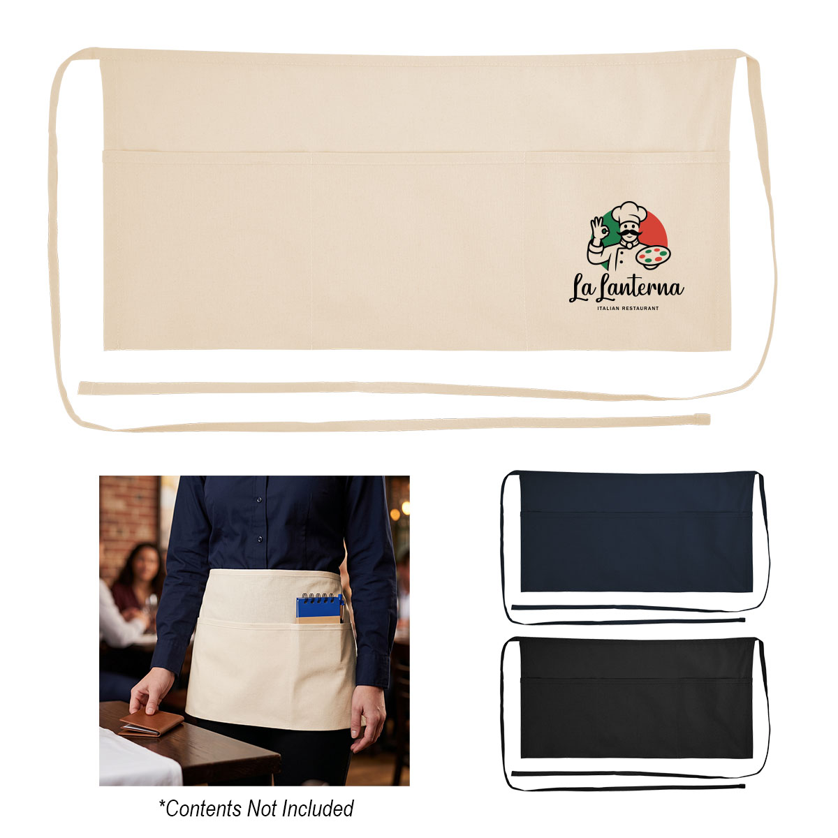 Picture of 100% Cotton Half Apron