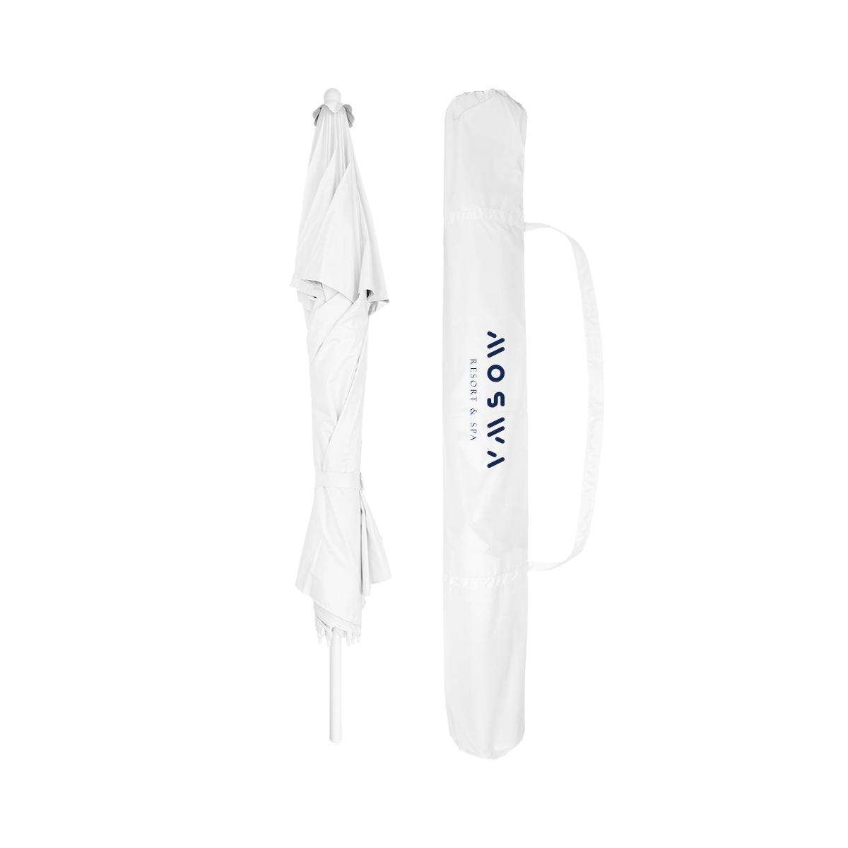 Picture of 69" Arc Large Vented Beach Umbrella With 100% Rpet Canopy