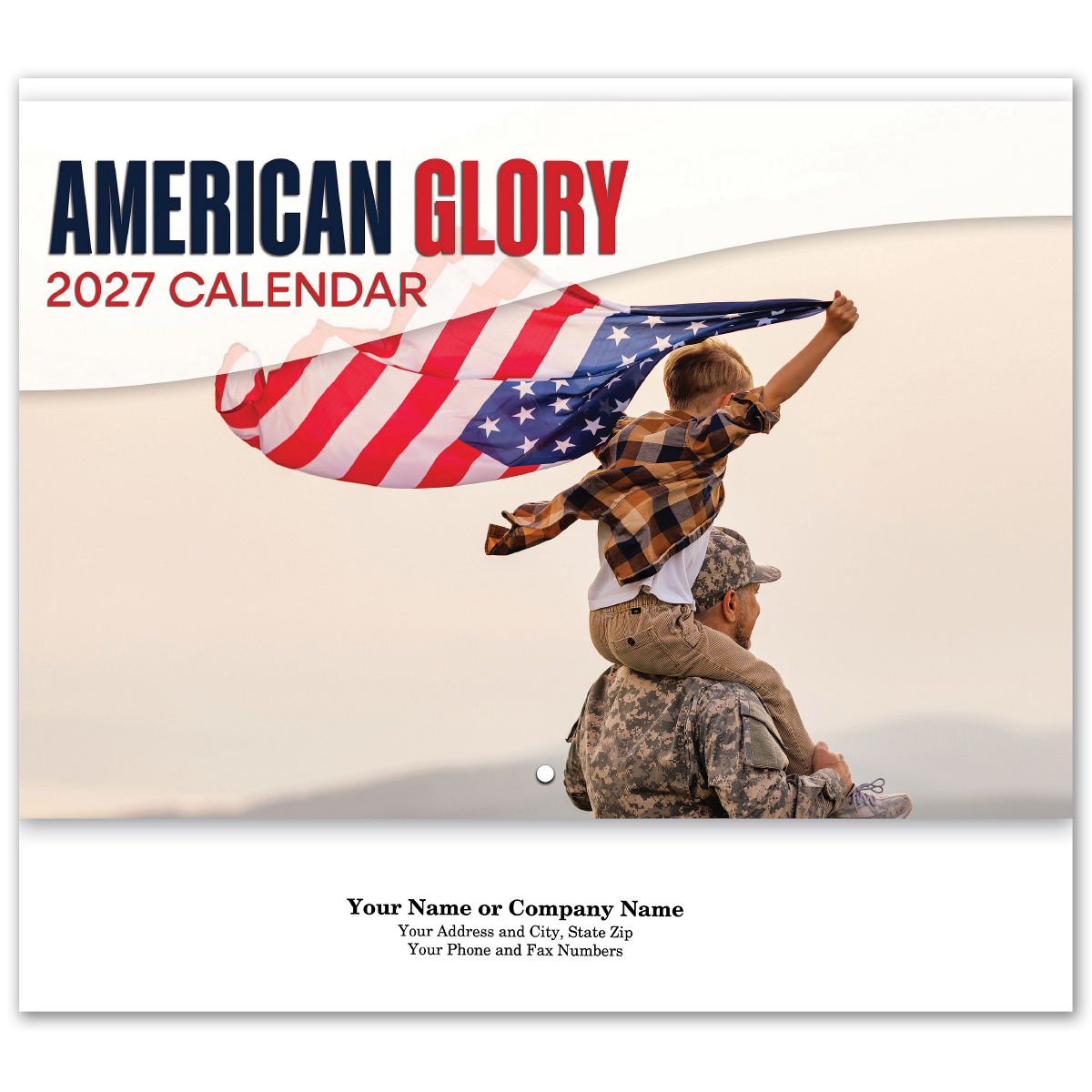 Picture of American Glory Stapled Wall Calendar