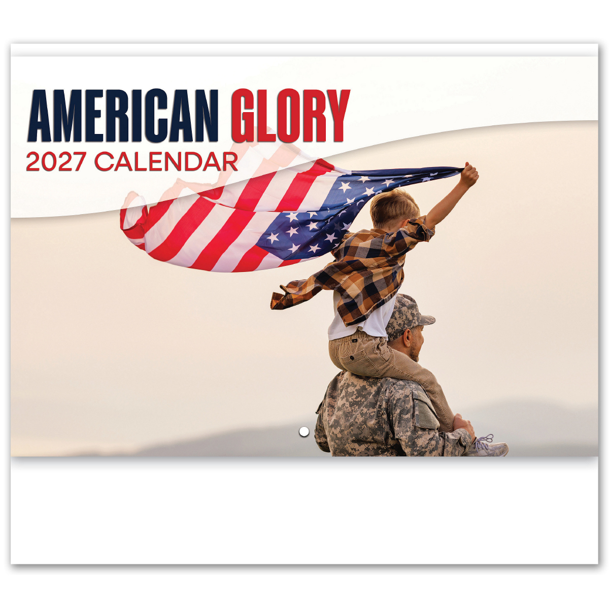 Picture of Full Color American Glory Spiral Wall Calendar