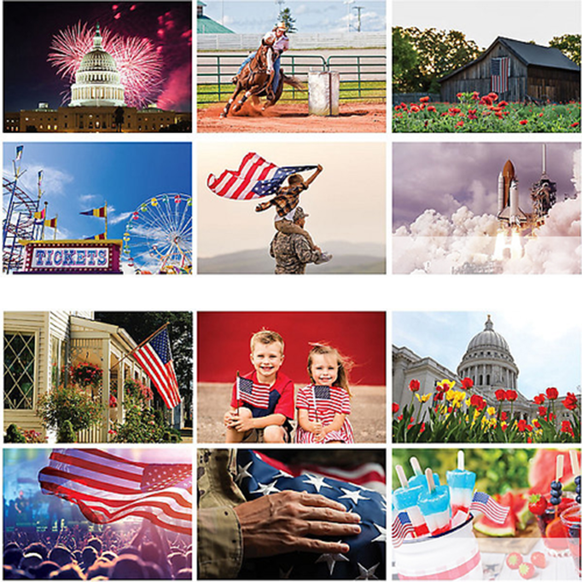 Picture of American Glory Spiral Wall Calendar