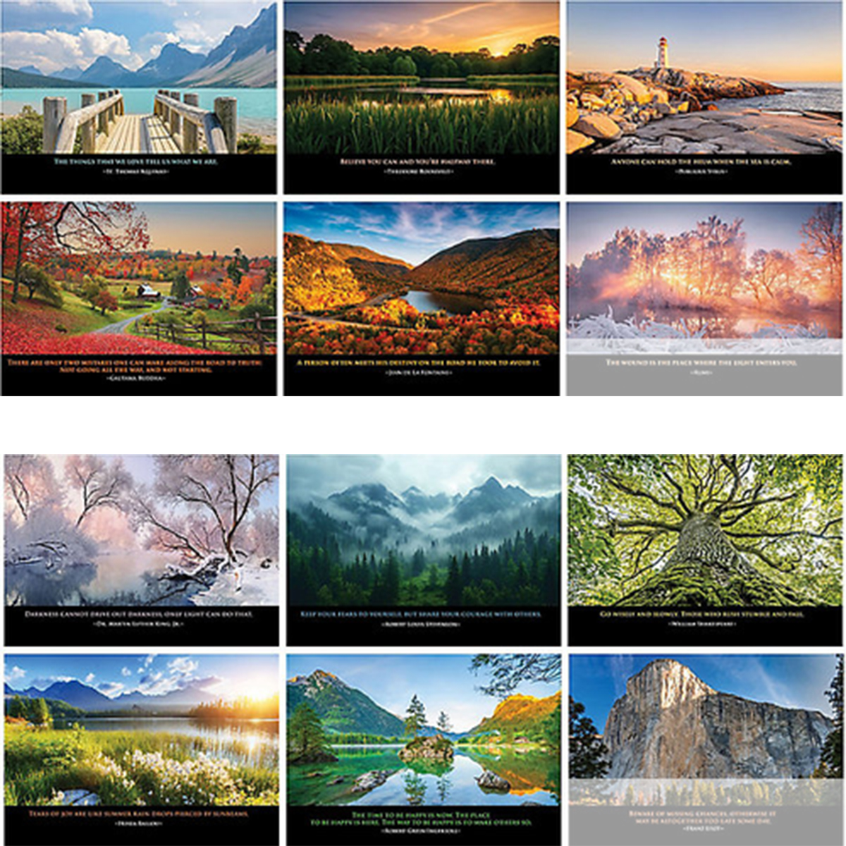 Picture of Inspirations Spiral Wall Calendar
