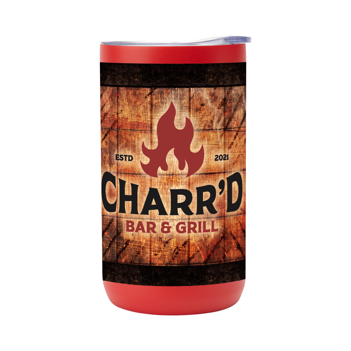 Picture of 12 Oz. Full Color 4-in-1 Double Walled Can Cooler