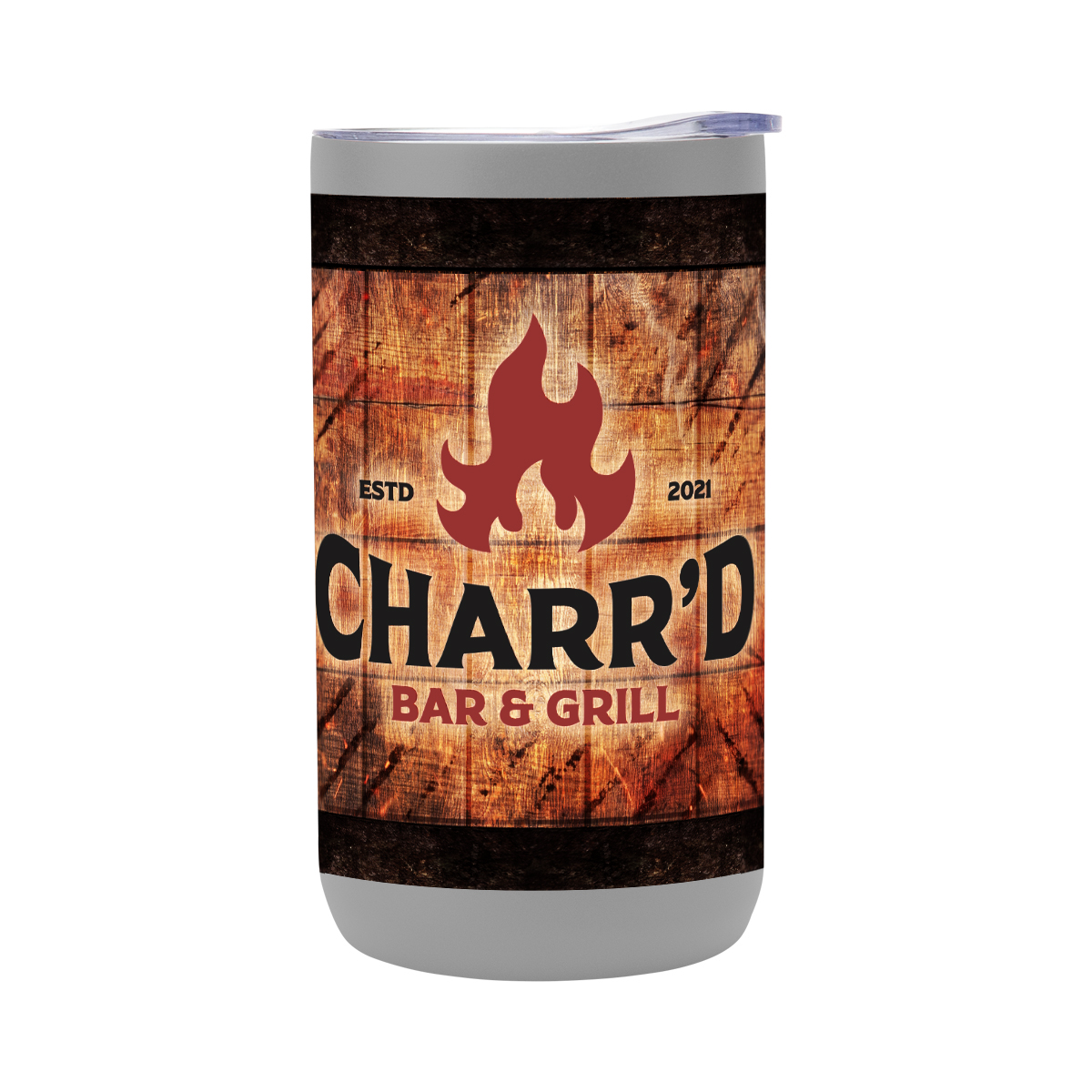 Picture of 12 Oz. Full Color 4-in-1 Double Walled Can Cooler