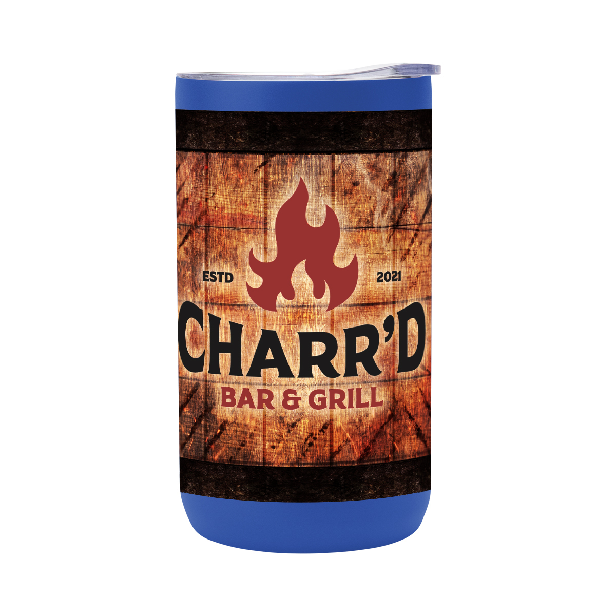 Picture of 12 Oz. Full Color 4-in-1 Double Walled Can Cooler