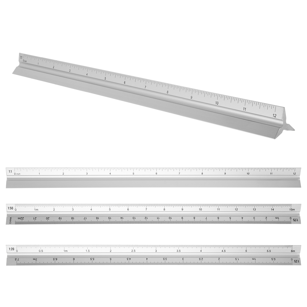 Picture of 12" Triangular Ruler
