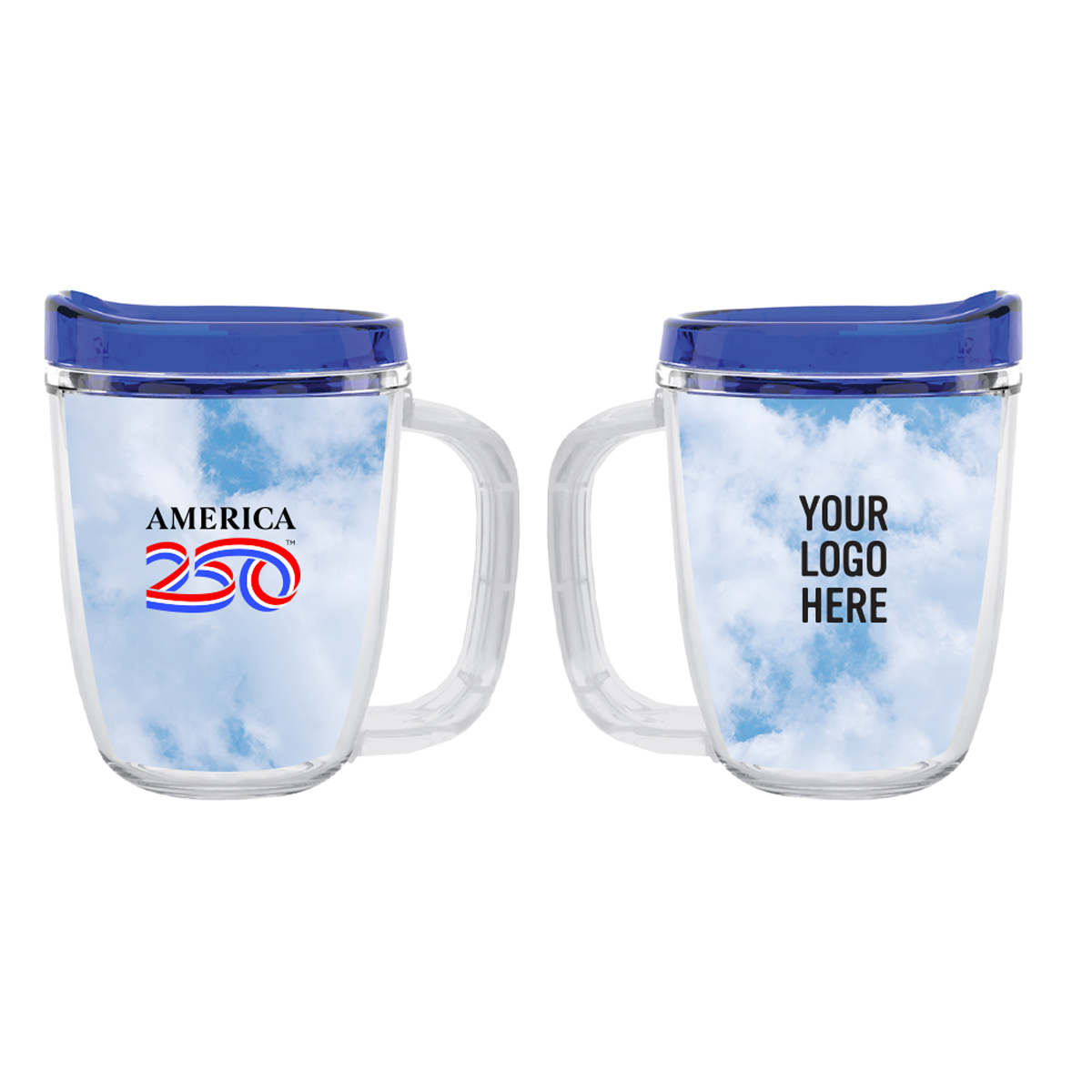 Picture of America250™ 12 Oz. Tritan™ Coffee Mug With Lid