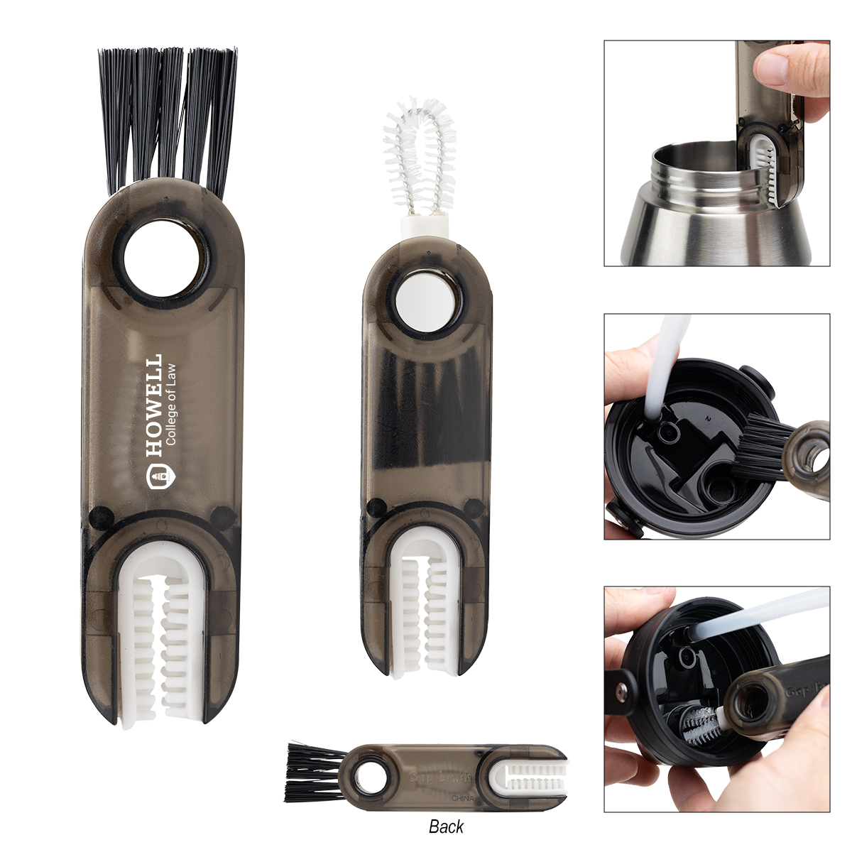 Picture of 3-in-1 Cup Lid Gap Cleaning Brush Set