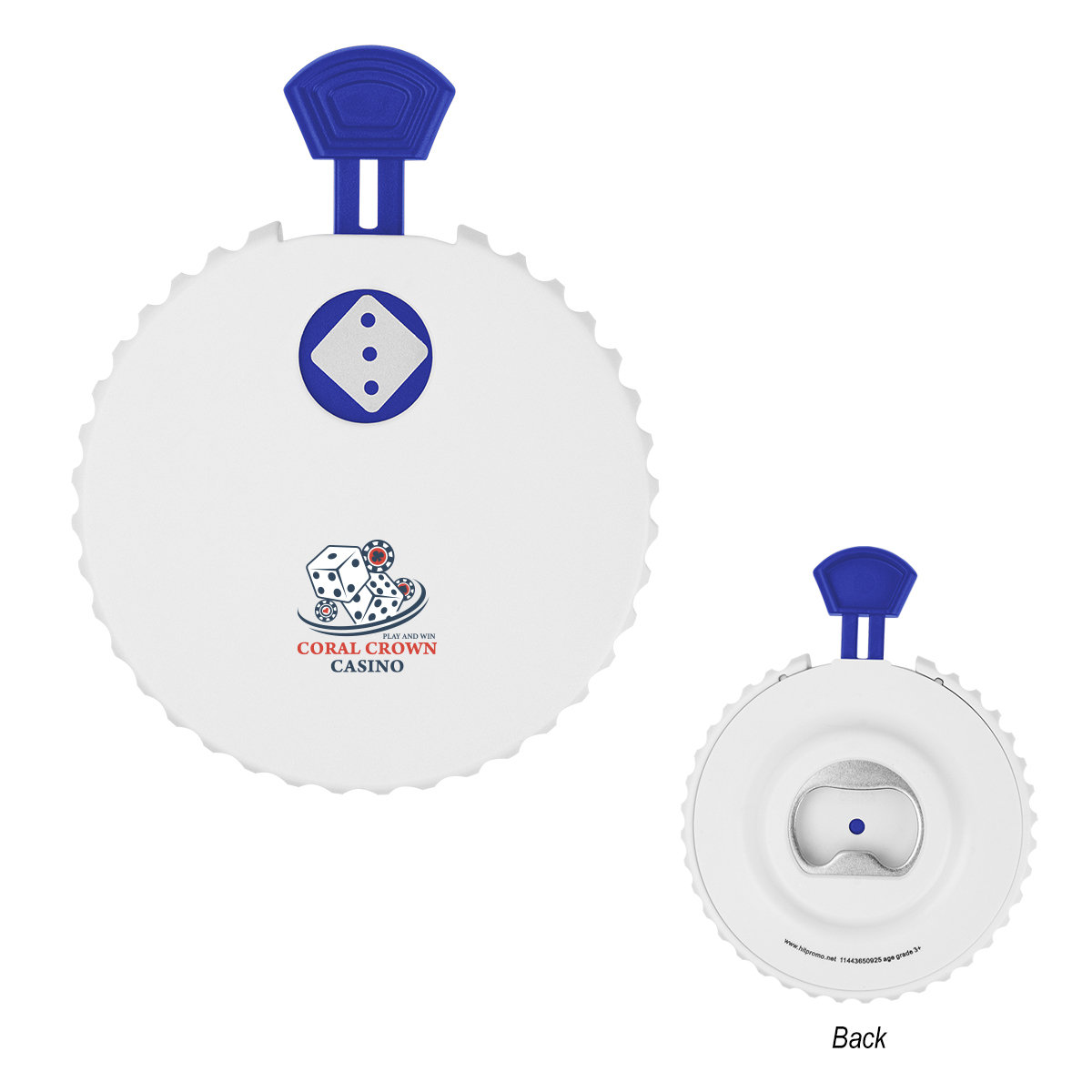 Picture of Recycled Dice Clicker Bottle Oppener