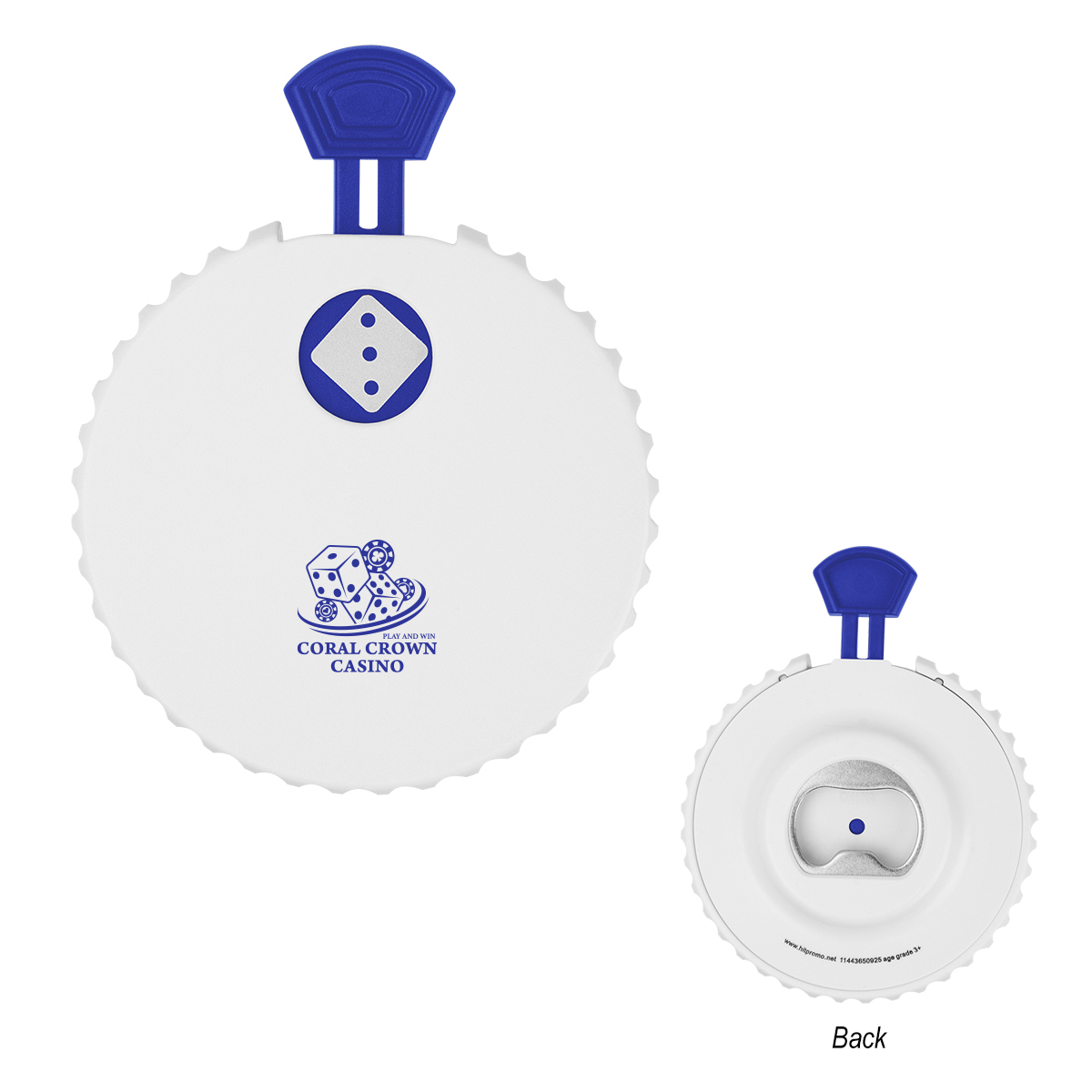 Picture of Recycled Dice Clicker Bottle Oppener