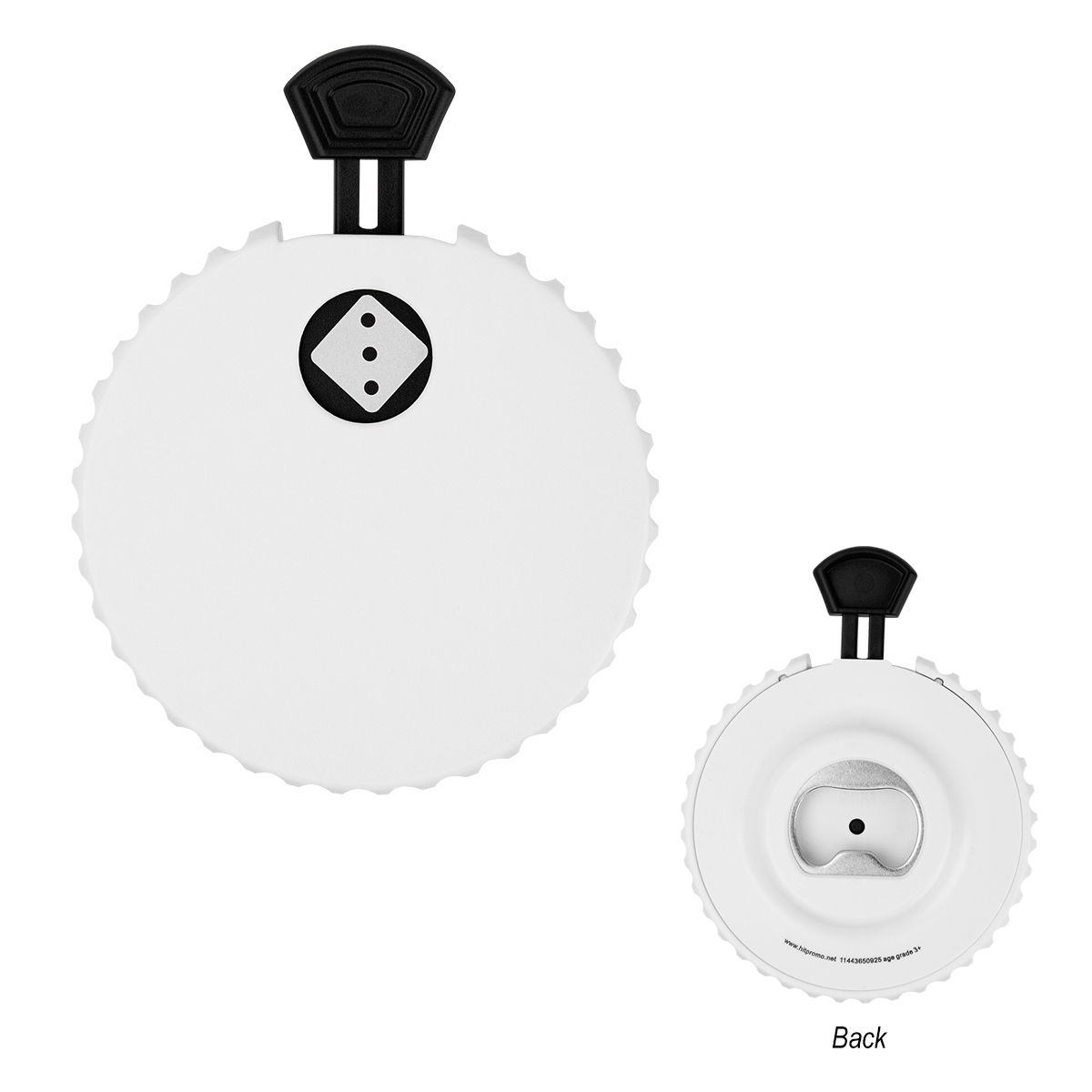 Picture of Recycled Dice Clicker Bottle Oppener