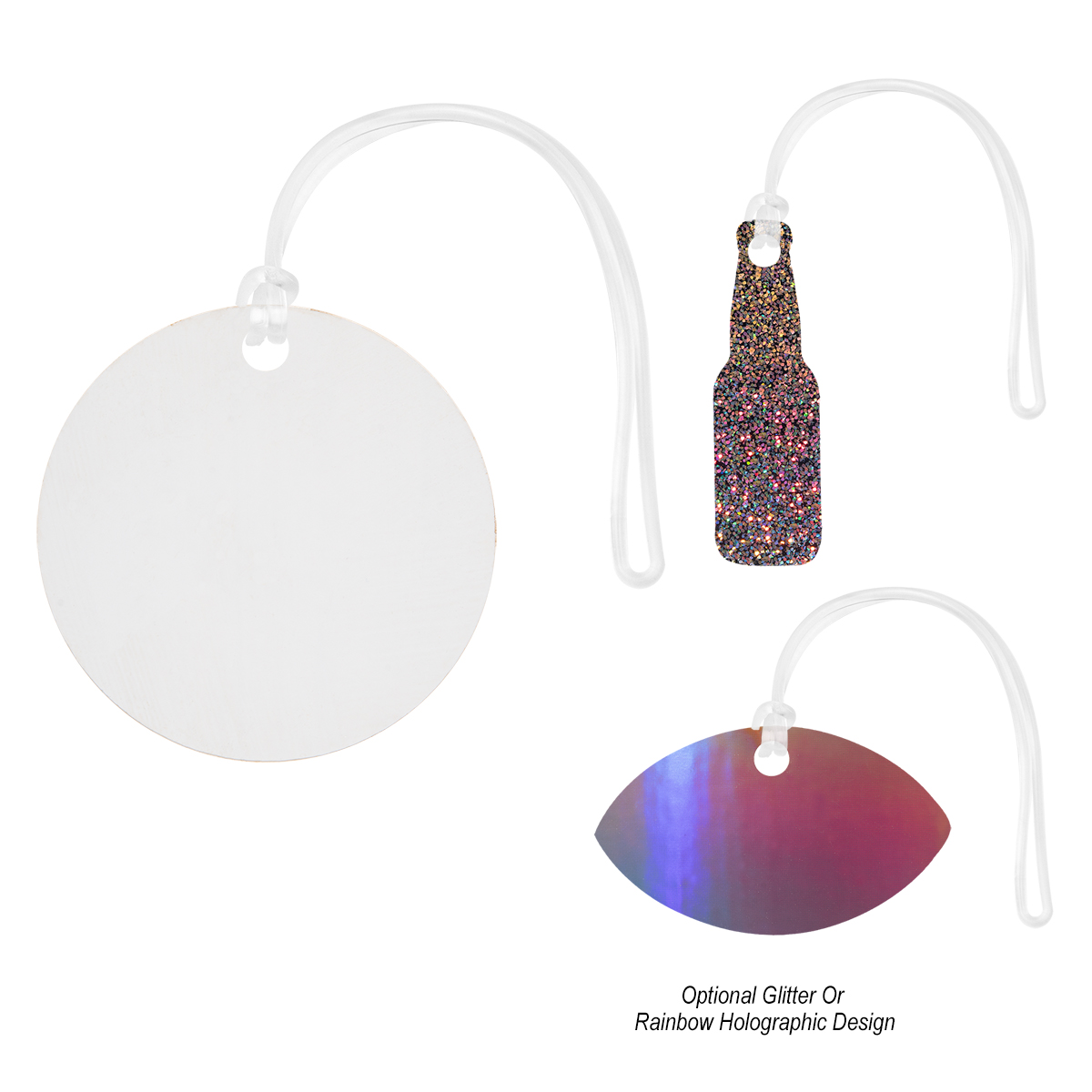 Picture of Acrylic Bag Tag - Custom Shape 5"