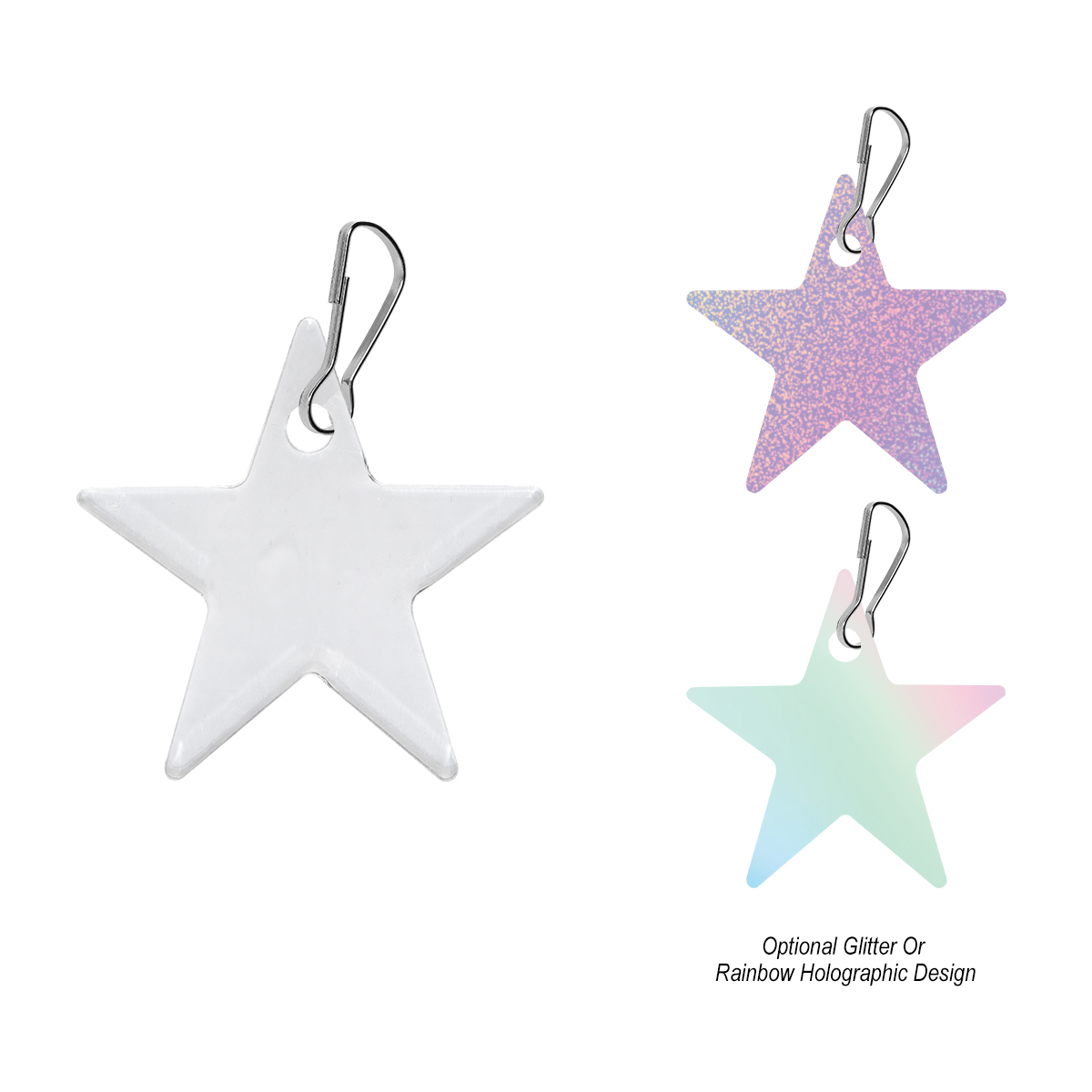 Picture of Acrylic Zipper Pull - Star
