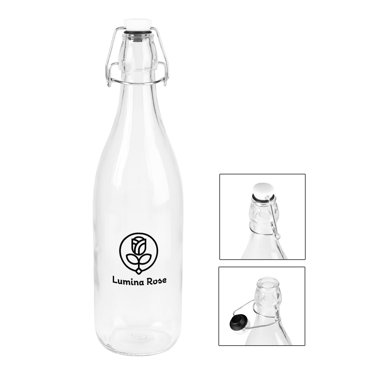 Picture of 1 Liter Swing Top Glass Bottle
