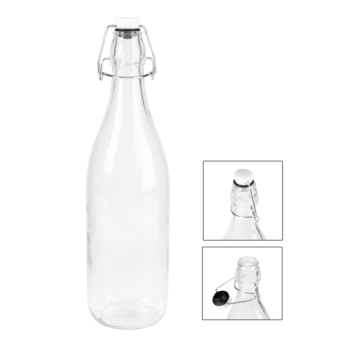 Picture of 1 Liter Swing Top Glass Bottle