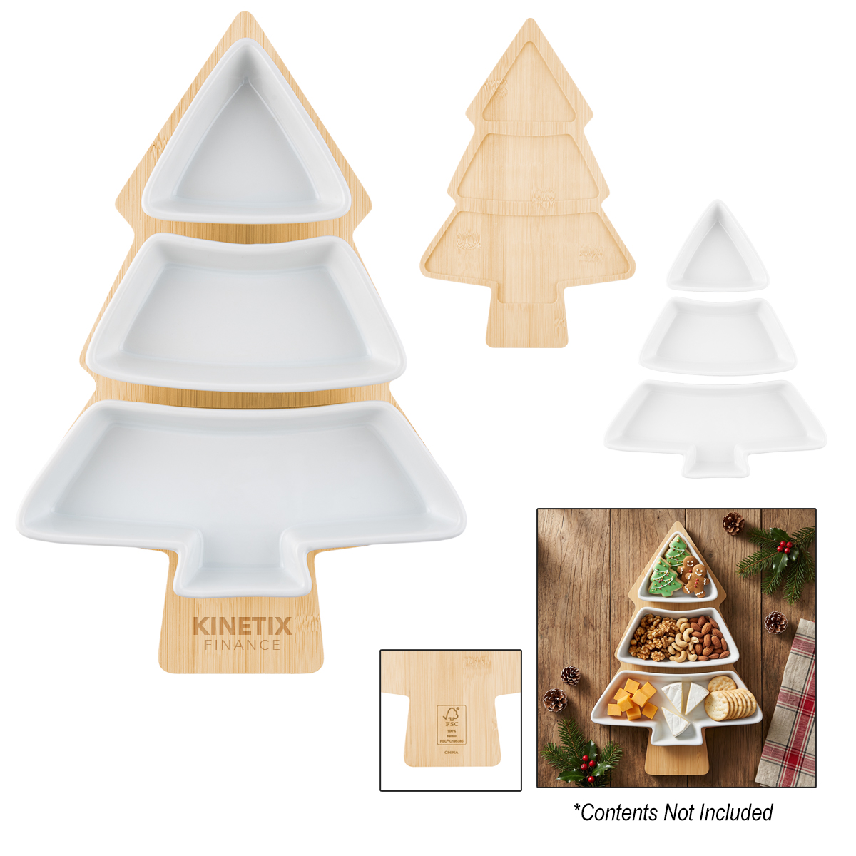 Picture of Festive Tree Fsc® Serving Tray
