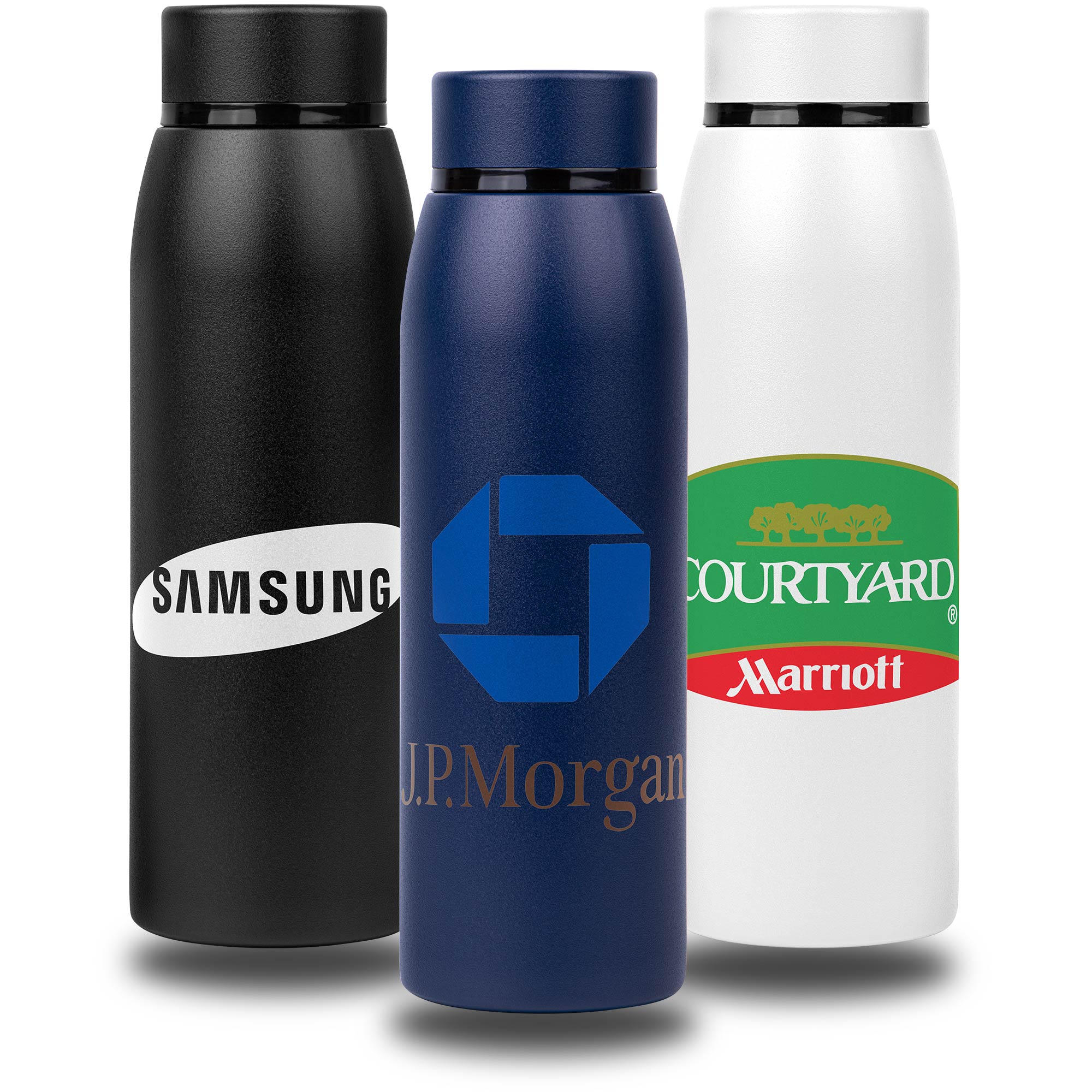 Picture of 20 Oz. The Cobra Powder-Coated Stainless Steel Water Bottle