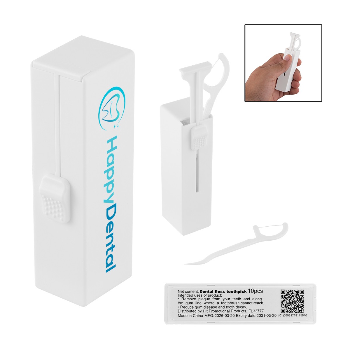 Picture of 10 Pc. Dental Flosser Pick Dispenser