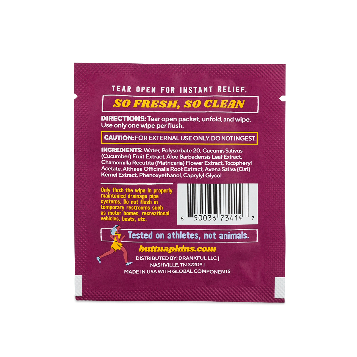 Picture of Butt Napkins Flushable Wipes