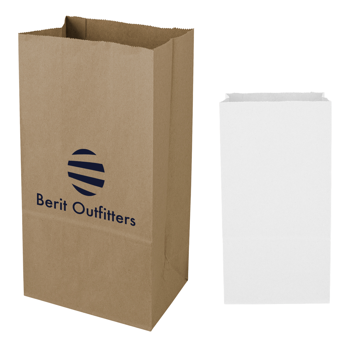 Picture of 12# Sos Kraft Paper Bag - 7.06" X 13.75"