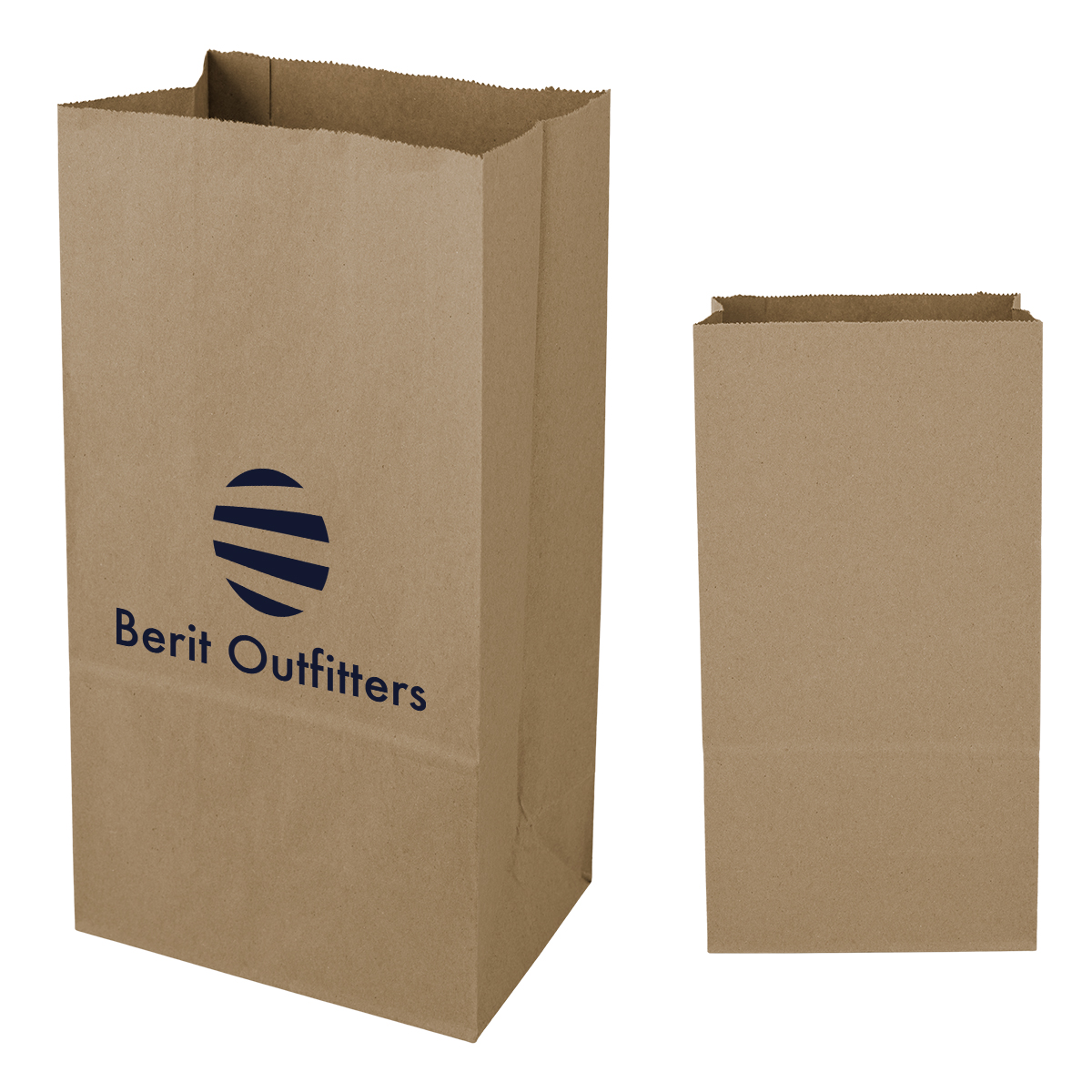Picture of 12# Sos Kraft Paper Bag - 7.06" X 13.75"