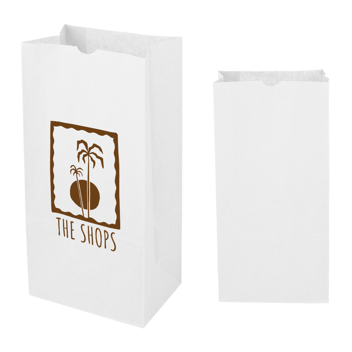 Picture of 8# Sos Kraft Paper Bag - 6.12" X 12.43"