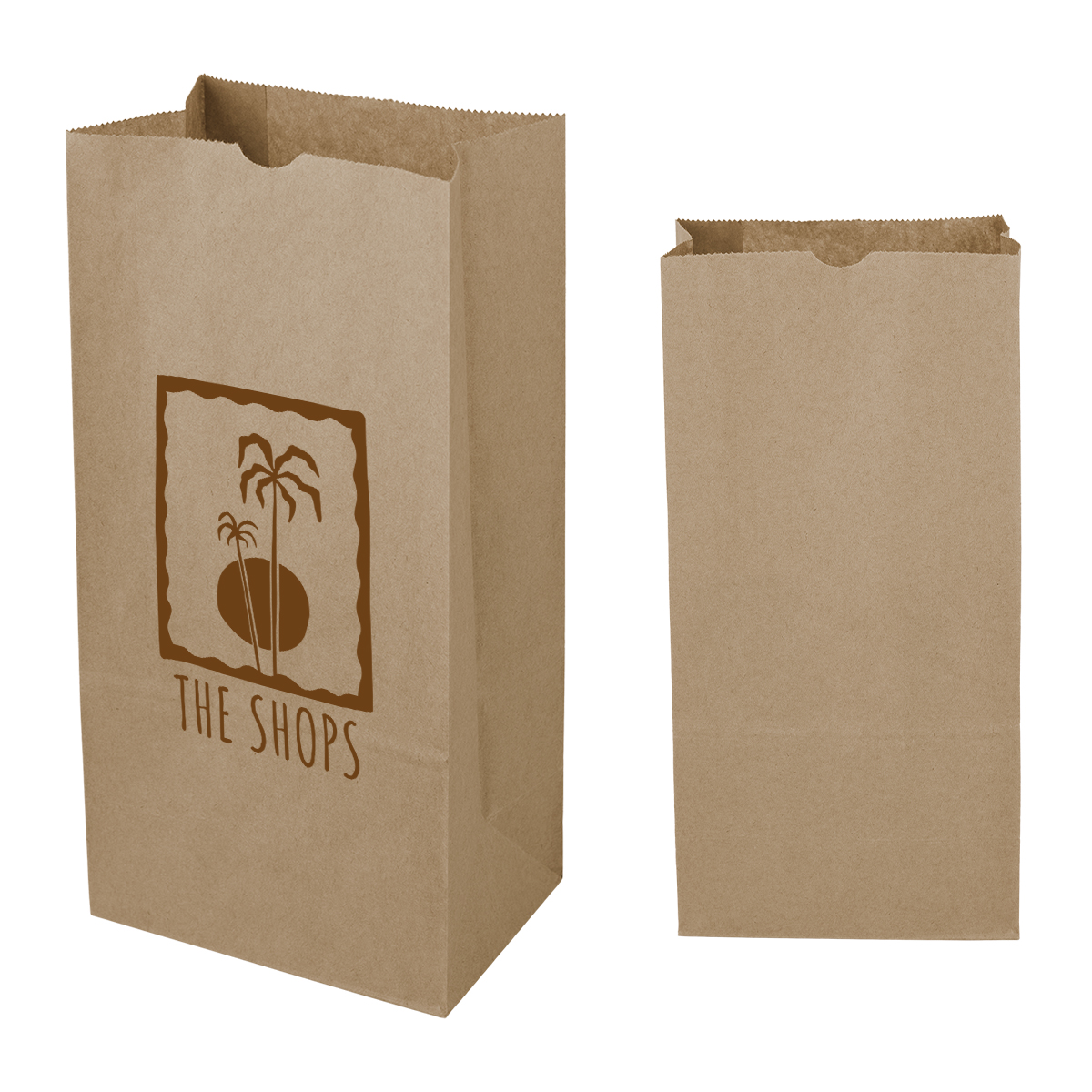 Picture of 8# Sos Kraft Paper Bag - 6.12" X 12.43"