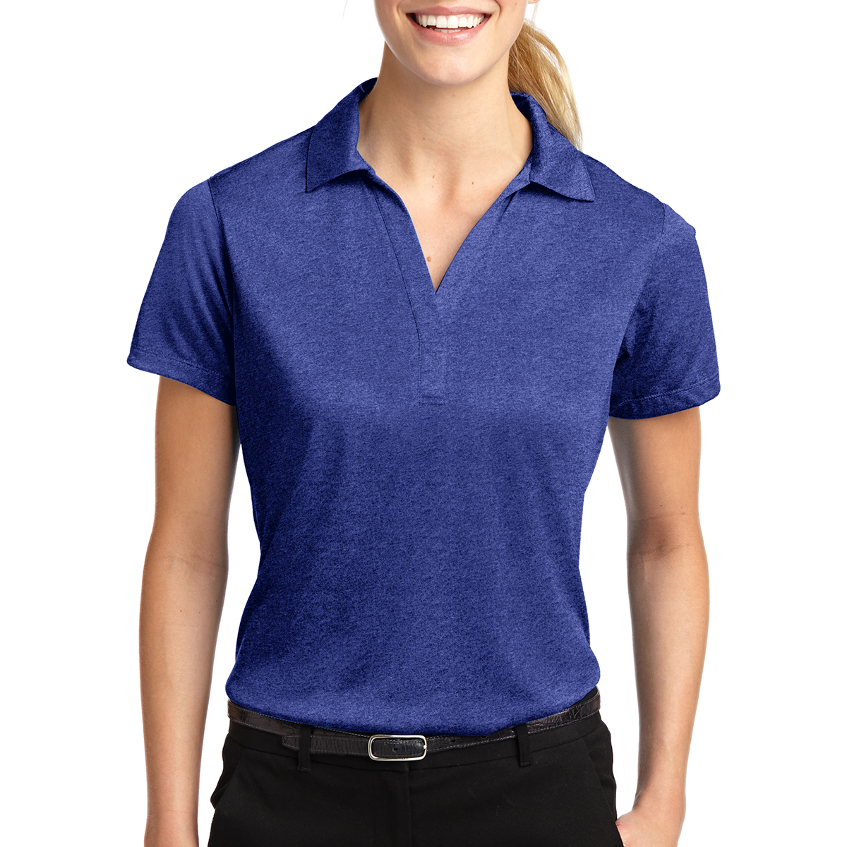 Picture of Sport-tek® Ladies' Heather Contender™ Polo