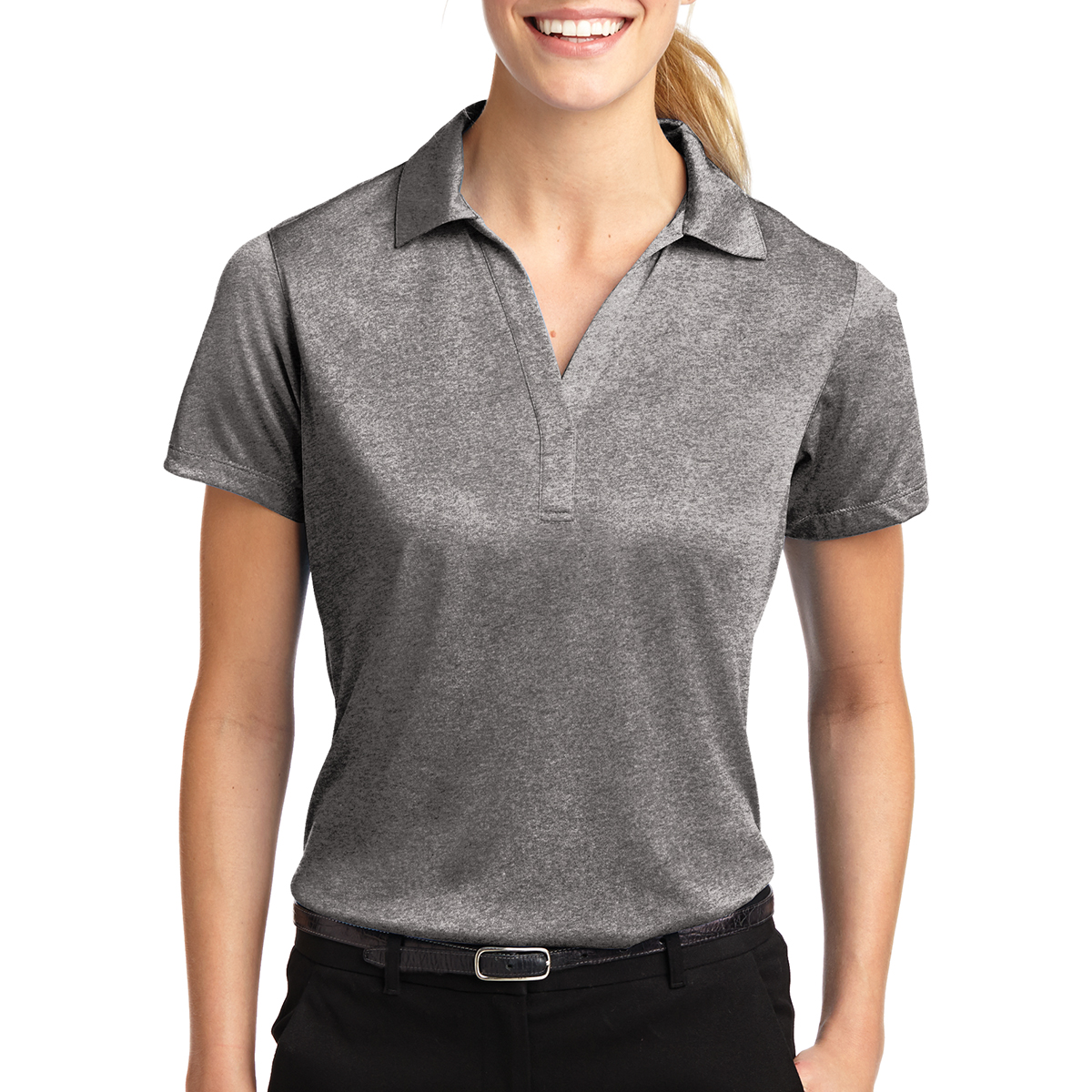 Picture of Sport-tek® Ladies' Heather Contender™ Polo