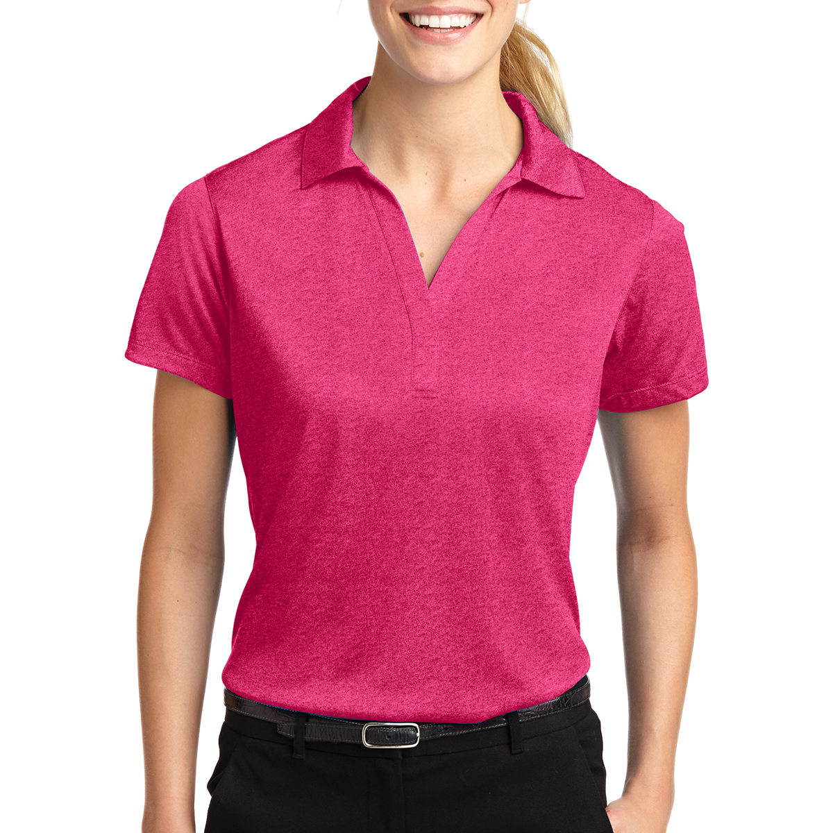 Picture of Sport-tek® Ladies' Heather Contender™ Polo