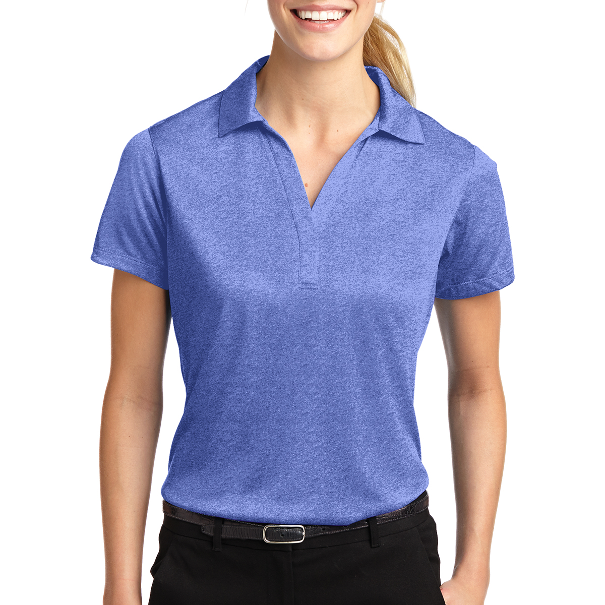Picture of Sport-tek® Ladies' Heather Contender™ Polo