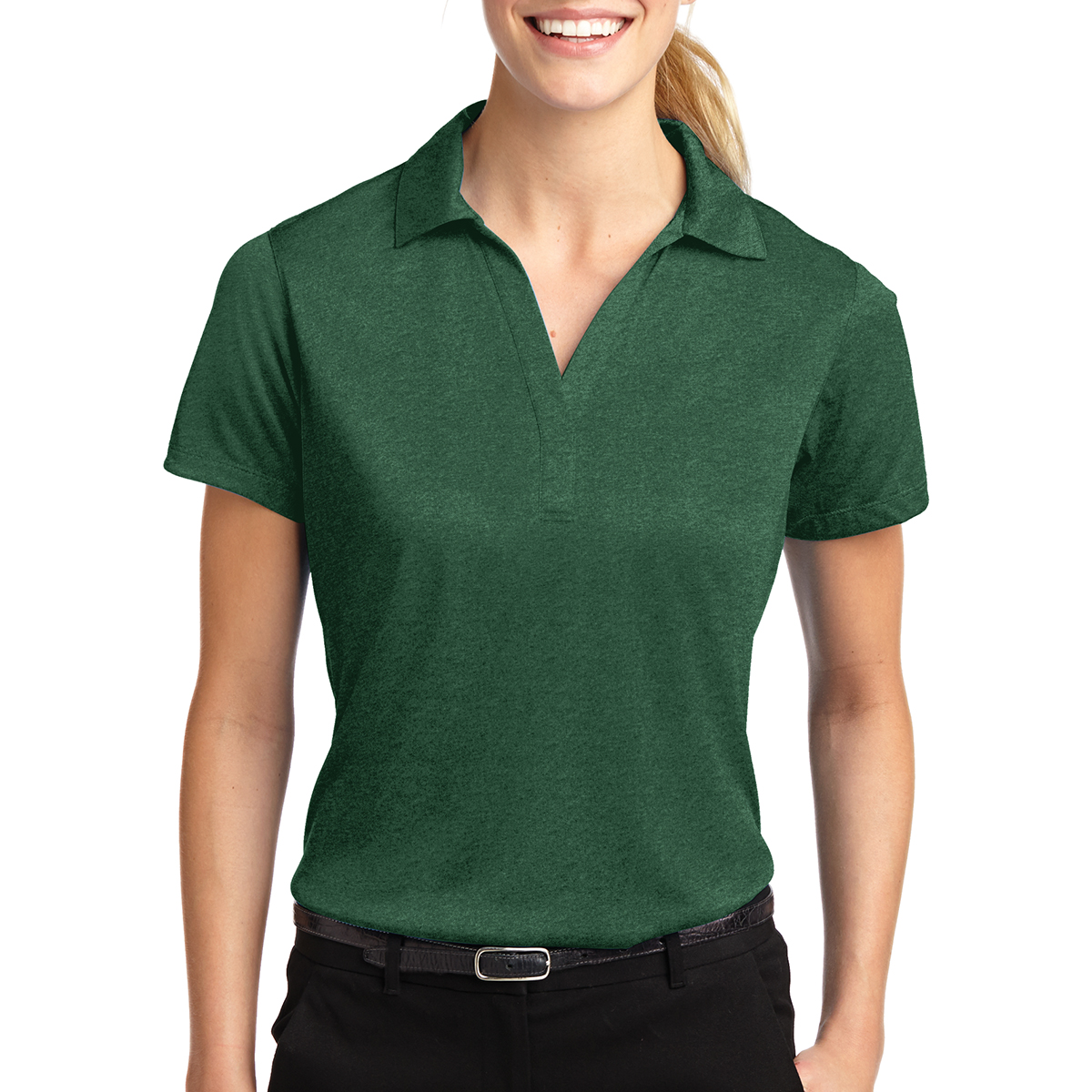Picture of Sport-tek® Ladies' Heather Contender™ Polo