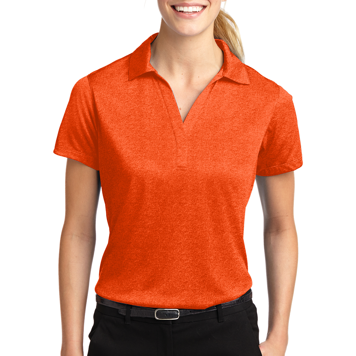 Picture of Sport-tek® Ladies' Heather Contender™ Polo