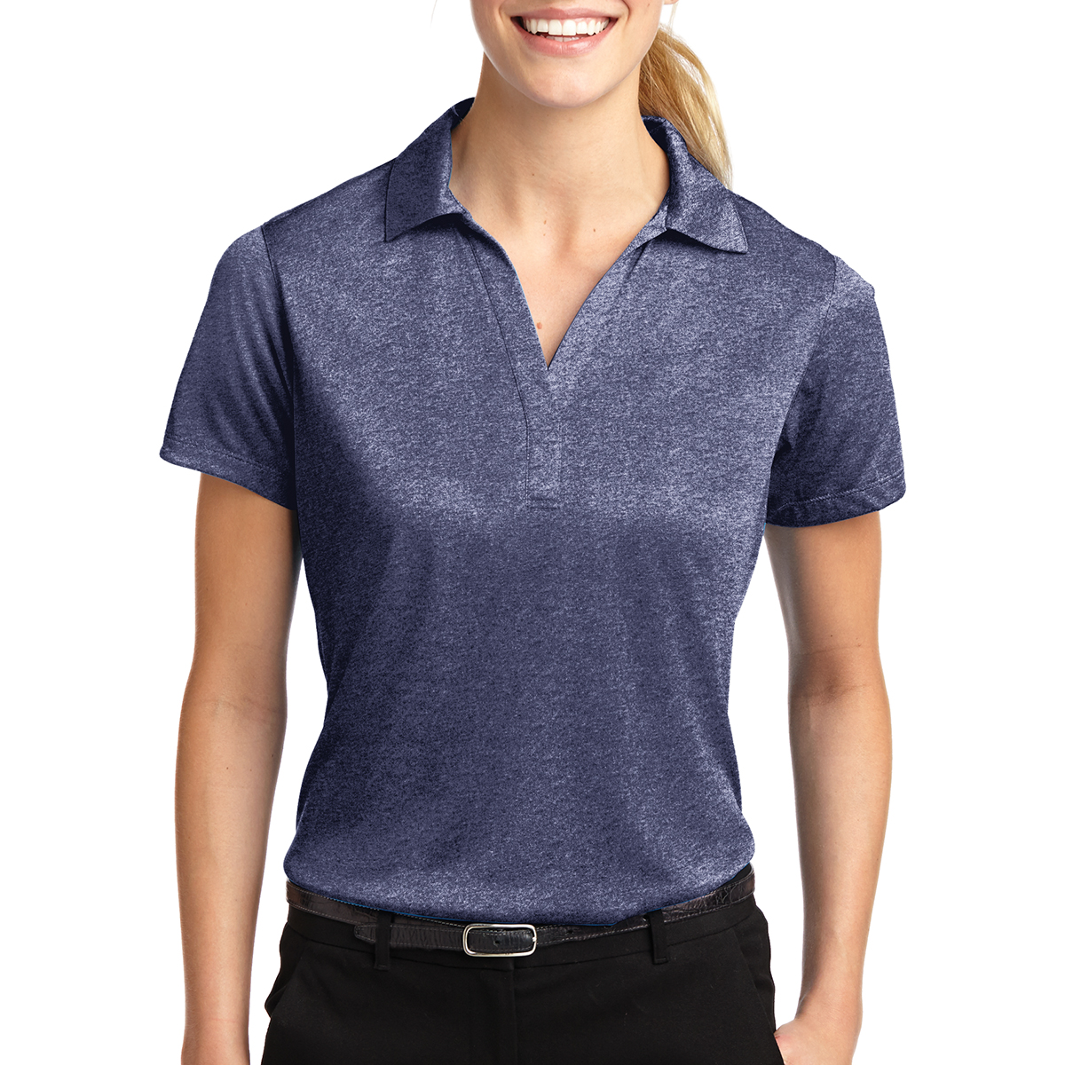 Picture of Sport-tek® Ladies' Heather Contender™ Polo
